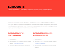 Tablet Screenshot of eurojouets.be